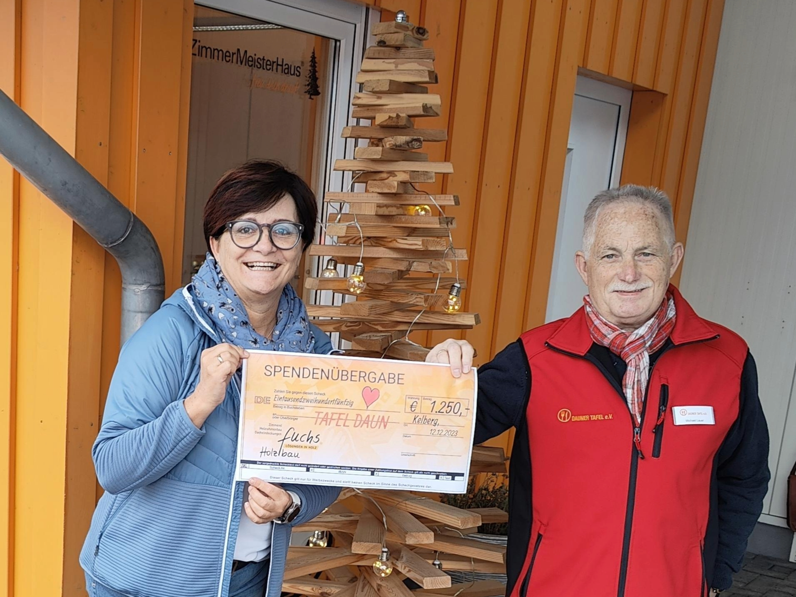 Spendenübergabe Tafel Daun 12.12.2023